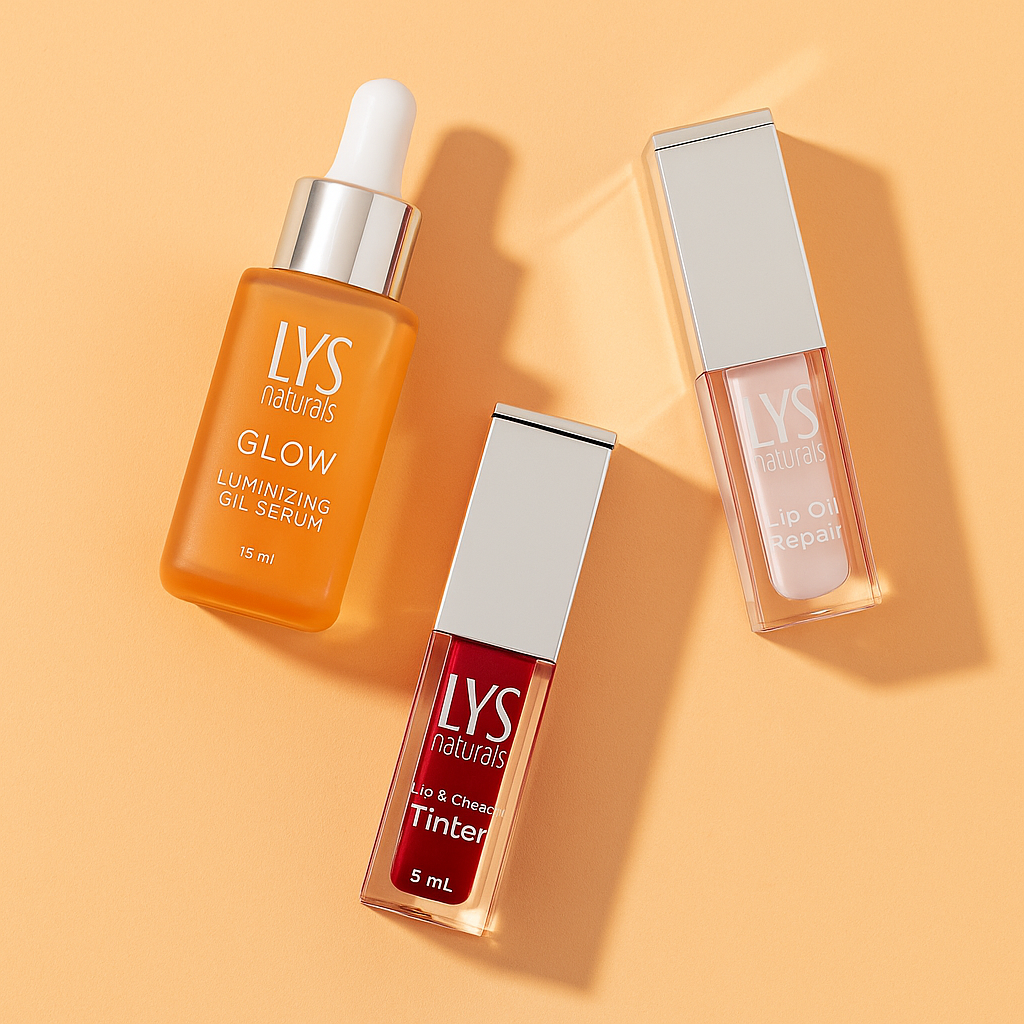 GLOW Face Oil Serum + Lip Tinter + Lip Oil Bundle