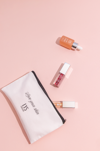 GLOW Face Oil Serum + Lip Tinter + Lip Oil Bundle with FREE LYS Love Your Skin Pouch